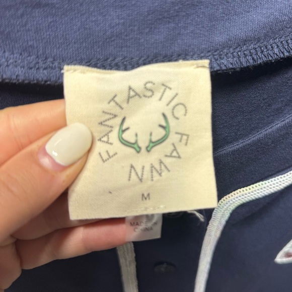 Fantastic Fawn Baseball Jersey - Navy and White - Picture 4 of 5